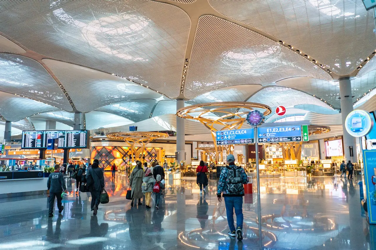 Dubai International Airport terminal interior