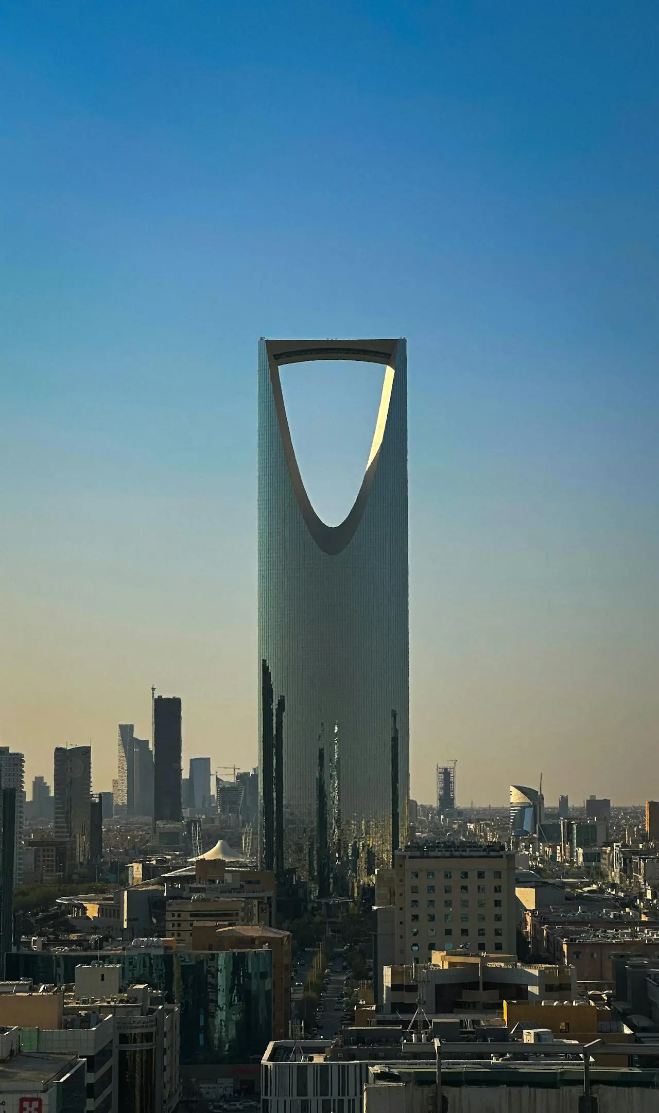 Riyadh skyline and premium chauffeur travel